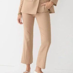 J.Crew Willa cropped flare pant in Italian city wool blend Sz12 NWT